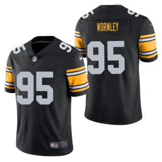 Men's Pittsburgh Steelers Chris Wormley Black Alternate Vapor Limited Jersey
