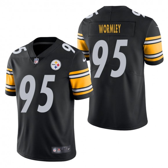 Men's Pittsburgh Steelers Chris Wormley Black Vapor Untouchable Limited Jersey