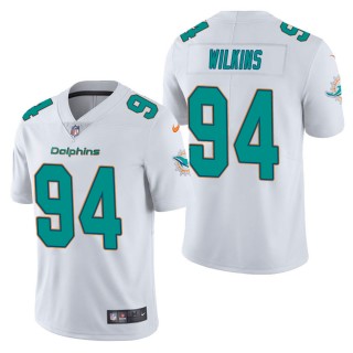 Men's Miami Dolphins Christian Wilkins White Vapor Untouchable Limited Jersey