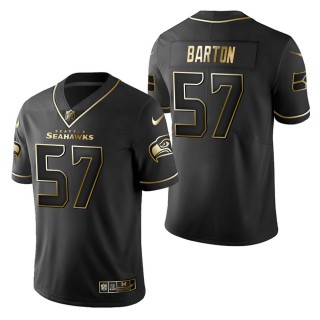 Men's Seattle Seahawks Cody Barton Black Golden Edition Jersey