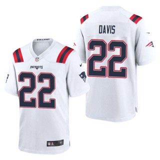 Men's New England Patriots Cody Davis White Game Jersey
