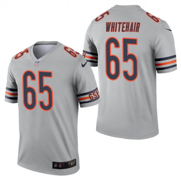 Men's Chicago Bears Cody Whitehair Silver Inverted Legend Jersey
