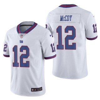 Men's New York Giants Colt McCoy White Color Rush Limited Jersey