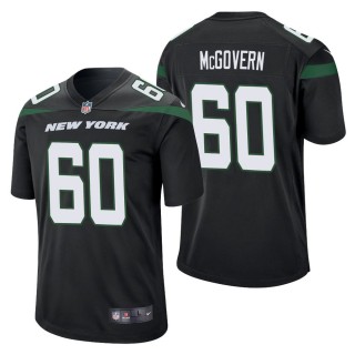Men's New York Jets Connor McGovern Black Game Jersey