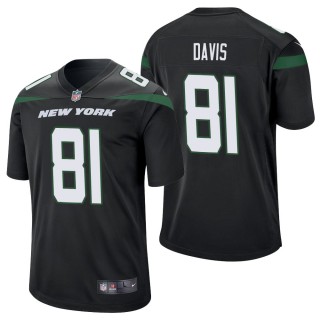 Men's New York Jets Corey Davis Black Game Jersey