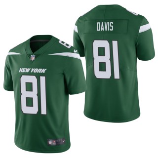Men's New York Jets Corey Davis Green Vapor Limited Jersey