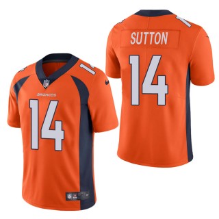 Men's Denver Broncos Courtland Sutton Orange Vapor Untouchable Limited Jersey