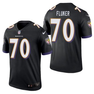 Men's Baltimore Ravens D.J. Fluker Black Legend Jersey