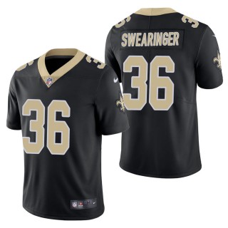 Men's New Orleans Saints D.J. Swearinger Black Vapor Untouchable Limited Jersey