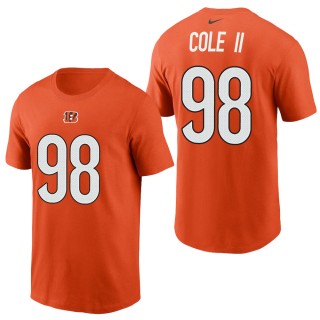 Men's Cincinnati Bengals D.J. Reader Orange 2021 Name & Number T-Shirt