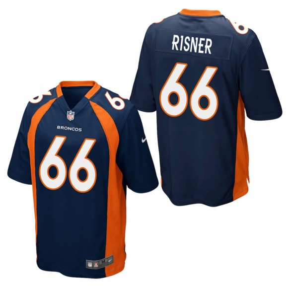 Men's Denver Broncos Dalton Risner Navy Game Jersey