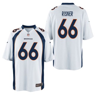 Men's Denver Broncos Dalton Risner White Game Jersey