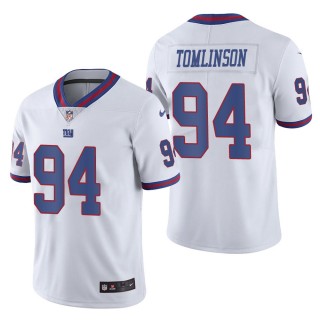 Men's New York Giants Dalvin Tomlinson White Color Rush Limited Jersey