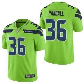 Men's Seattle Seahawks Damarious Randall Green Color Rush Limited Jersey