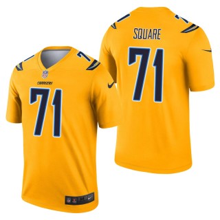 Men's Los Angeles Chargers Damion Square Gold Inverted Legend Jersey