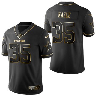 Men's Dallas Cowboys Damontae Kazee Black Golden Edition Jersey