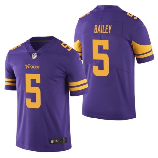 Men's Minnesota Vikings Dan Bailey Purple Color Rush Limited Jersey