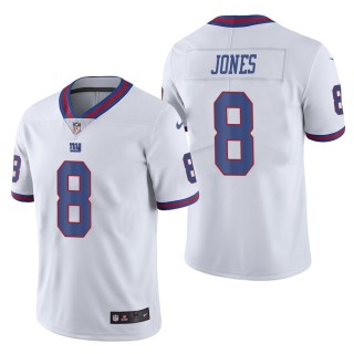 Men's New York Giants Daniel Jones White Color Rush Limited Jersey