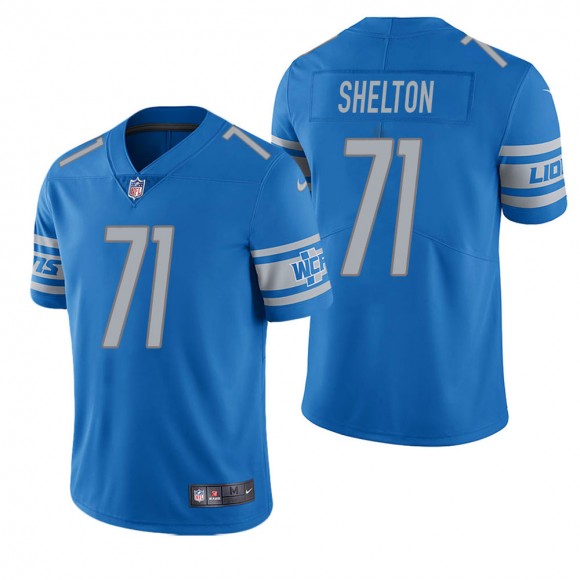 Men's Detroit Lions Danny Shelton Light Blue Vapor Untouchable Limited Jersey