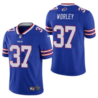Men's Buffalo Bills Daryl Worley Royal Vapor Untouchable Limited Jersey