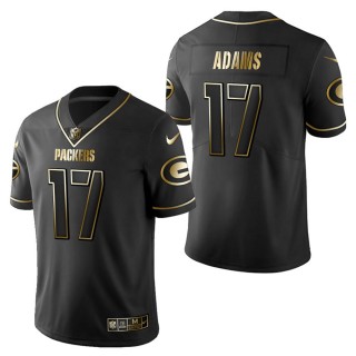 Men's Green Bay Packers Davante Adams Black Golden Edition Jersey