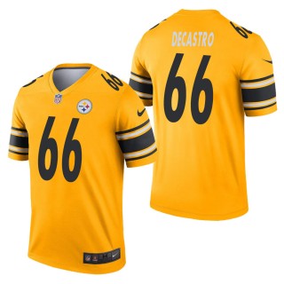 Men's Pittsburgh Steelers David DeCastro Gold Inverted Legend Jersey
