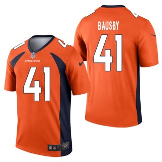 Men's Denver Broncos De'Vante Bausby Orange Legend Jersey