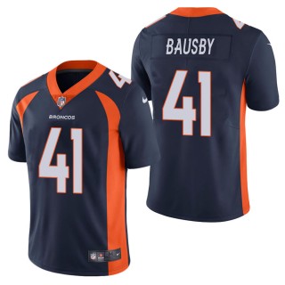 Men's Denver Broncos De'Vante Bausby Navy Vapor Untouchable Limited Jersey