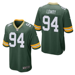 Men's Green Bay Packers Dean Lowry Green Game Jersey