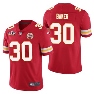 Men's Kansas City Chiefs Deandre Baker Red Super Bowl LV Jersey