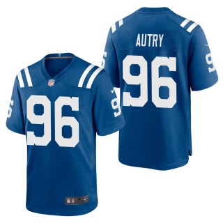 Men's Indianapolis Colts Denico Autry Royal Game Jersey