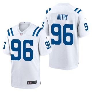 Men's Indianapolis Colts Denico Autry White Game Jersey