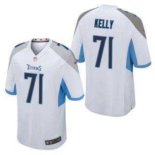 Men's Tennessee Titans Dennis Kelly White Game Jersey