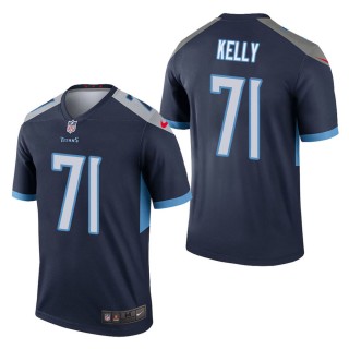 Men's Tennessee Titans Dennis Kelly Navy Legend Jersey