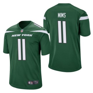 Men's New York Jets Denzel Mims Green Game Jersey