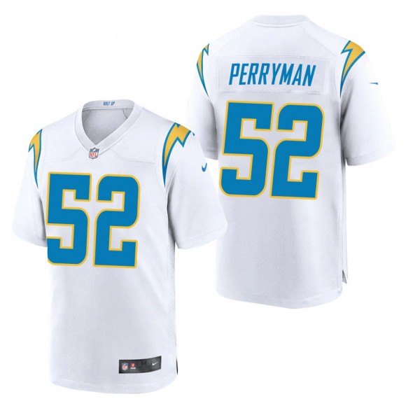 Men's Los Angeles Chargers Denzel Perryman White Game Jersey