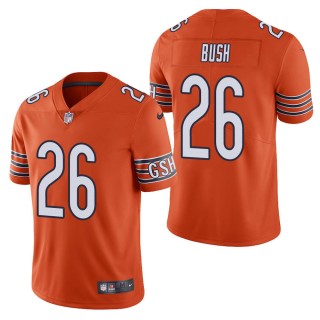 Men's Chicago Bears Deon Bush Orange Vapor Untouchable Limited Jersey