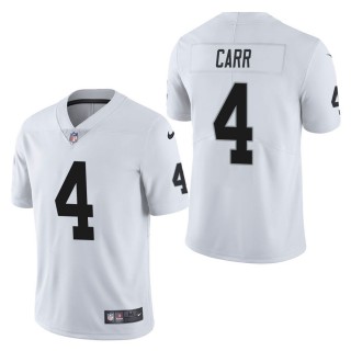 Men's Las Vegas Raiders Derek Carr White Vapor Untouchable Limited Jersey