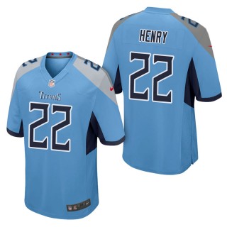 Men's Tennessee Titans Derrick Henry Light Blue Game Jersey