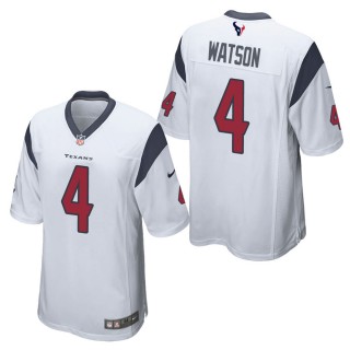 Men's Houston Texans Deshaun Watson White Game Jersey