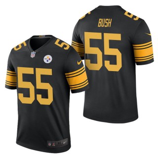 Men's Pittsburgh Steelers Devin Bush Black Color Rush Legend Jersey
