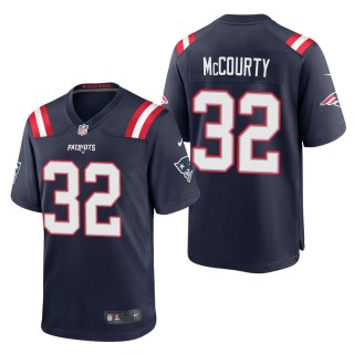 Men's New England Patriots Devin McCourty Navy Game Jersey