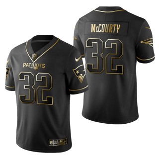 Men's New England Patriots Devin McCourty Black Golden Edition Jersey