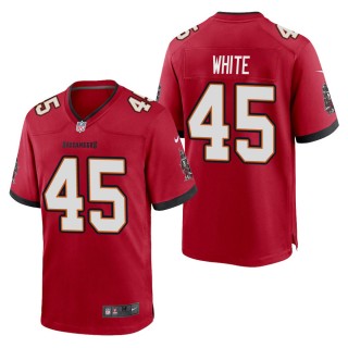 Men's Tampa Bay Buccaneers Devin White Red Game Jersey