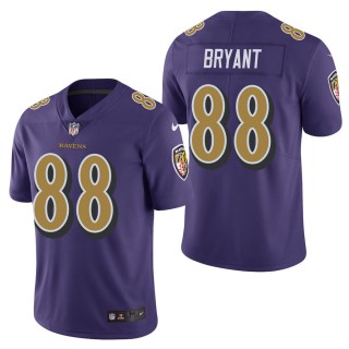Men's Baltimore Ravens Dez Bryant Purple Color Rush Limited Jersey