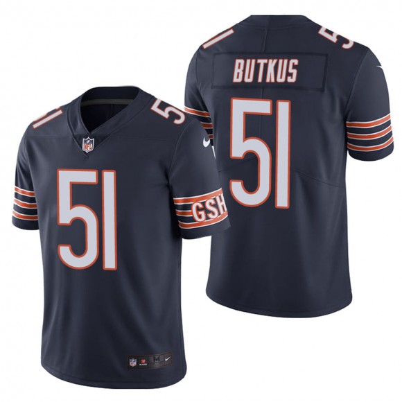 Men's Chicago Bears Dick Butkus Navy Color Rush Limited Jersey