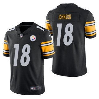 Men's Pittsburgh Steelers Diontae Johnson Black Vapor Untouchable Limited Jersey