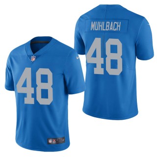 Men's Detroit Lions Don Muhlbach Blue Vapor Untouchable Limited Jersey