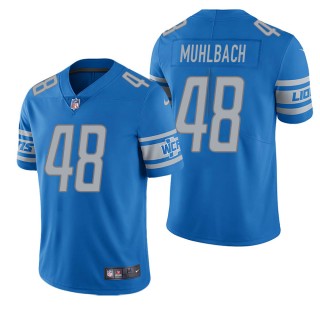 Men's Detroit Lions Don Muhlbach Light Blue Vapor Untouchable Limited Jersey