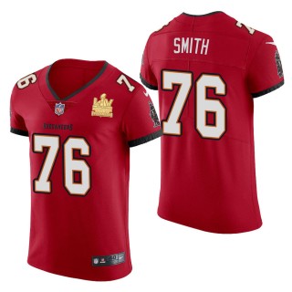 Men's Tampa Bay Buccaneers Donovan Smith Red Super Bowl LV Champions Jersey